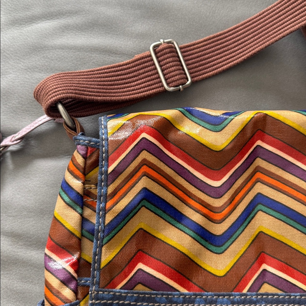 Fossil Multicolor Zigzag Pattern Multipocket Magn… - image 5
